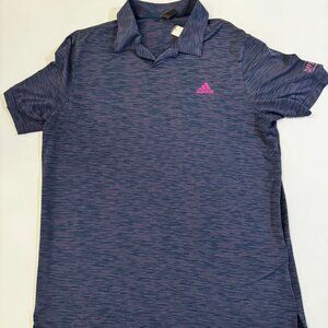 Adidas Navy Performance Polo Shirt – Men’s Large